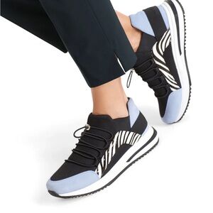 Marc Cain 38 Stylish Black and Blue Men's Sneakers